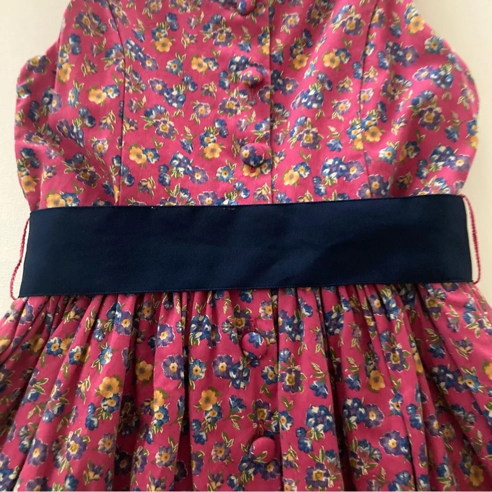 Ralph Lauren Girls 8 Pink Floral Party Dress
